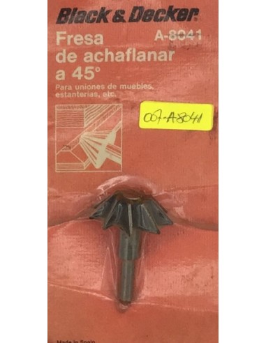 FRESA DE ACHAFLANAR A 45º