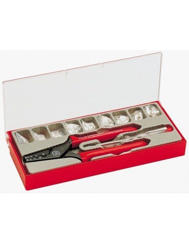 Estuche alicates prensa terminales +...