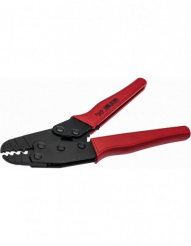 Alicate prensa terminales acción carraca