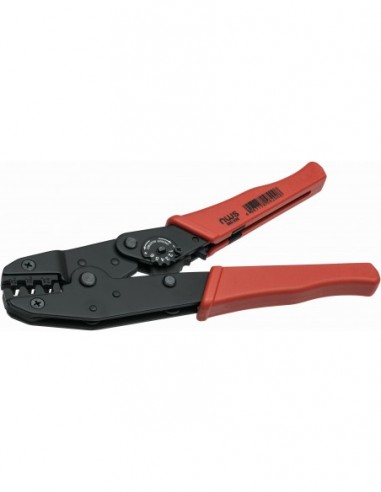 Alicate prensa terminales acción carraca