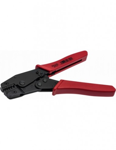 Alicate prensa terminales acción carraca