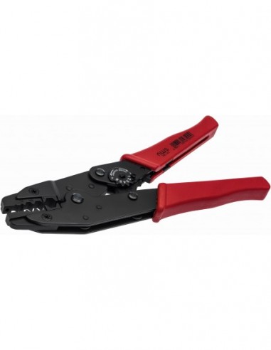 Alicate prensa terminales acción carraca