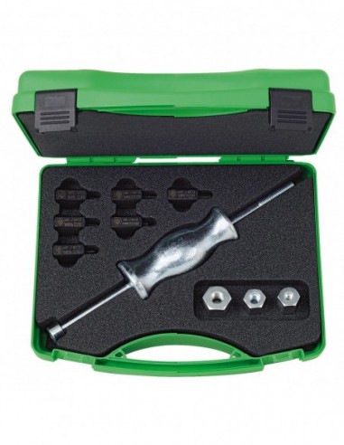 Juego con martillo deslizante para...