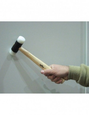 Maza de nylon mango madera