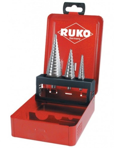 Juego de brocas escalonadas HSS - 3...