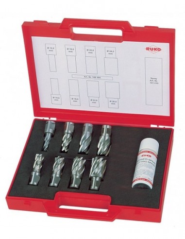 Juego de brocas huecas HSS-Co 5...