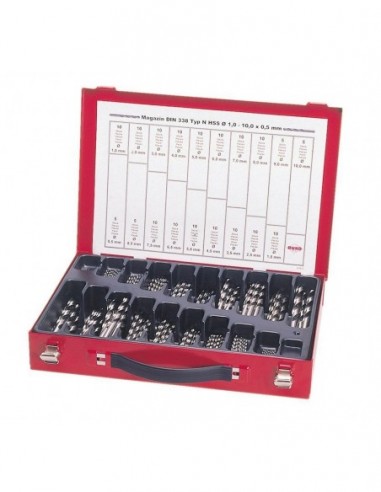 Juego de 170 brocas helicoidales HSS...