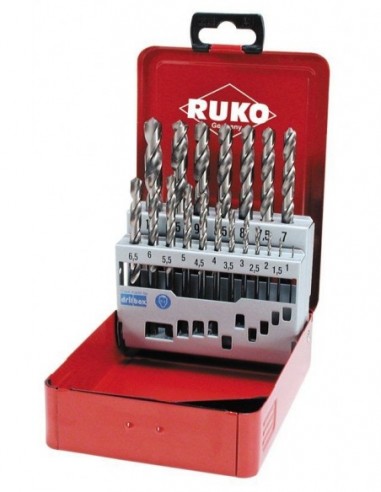 Juego de brocas helicoidales DIN 338...