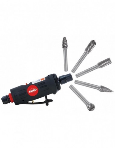 Kit amoladora neumática y juego 10...