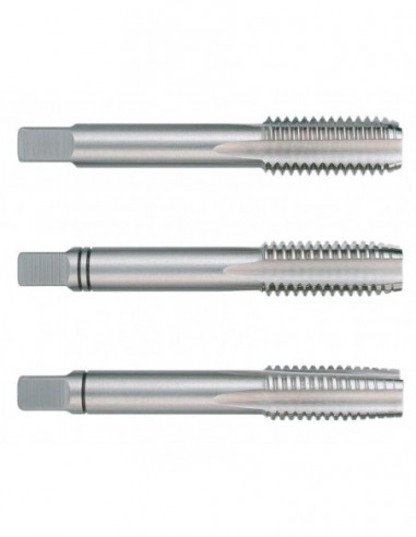 Juego de machos para roscar a mano M...