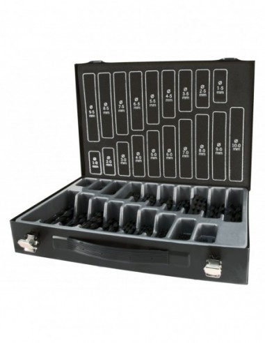 Maletín-almacén brocas DIN 338 tipo N...