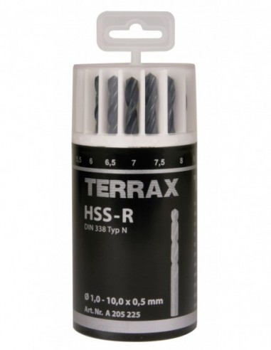 Juego de brocas helicoidales DIN 338...