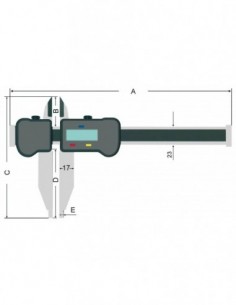 Calibre pie de rey digital 2