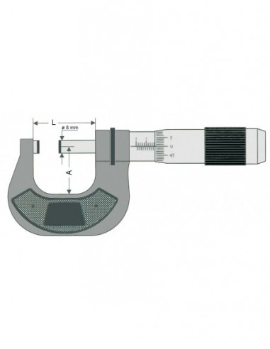 Micrómetro de exteriores alta...