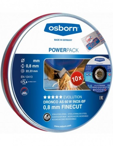 Pack de discos de corte AS 60 W...