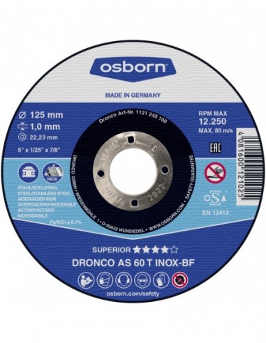Pack de discos de corte AS 60 T INOX...