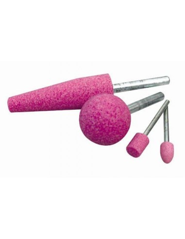 Muelas con vástago 6 mm - Rosa