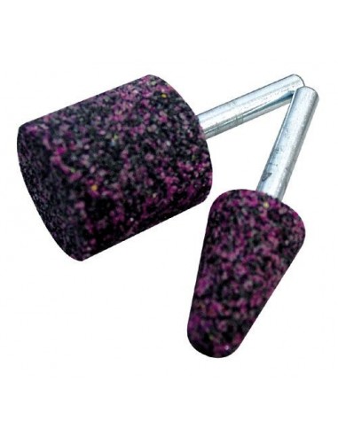 Muelas con vástago 6 mm - Negro/Rosa
