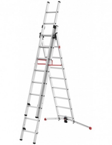 Escalera combinada de 3 tramos con...