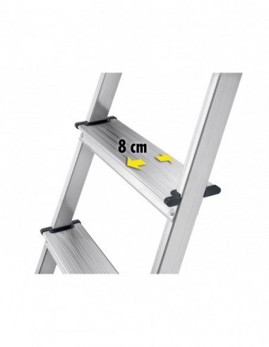 Escalera de tijera de aluminio L40...