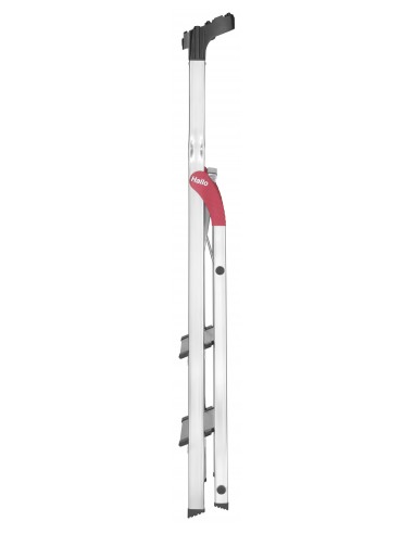 Escalera de tijera de aluminio con...