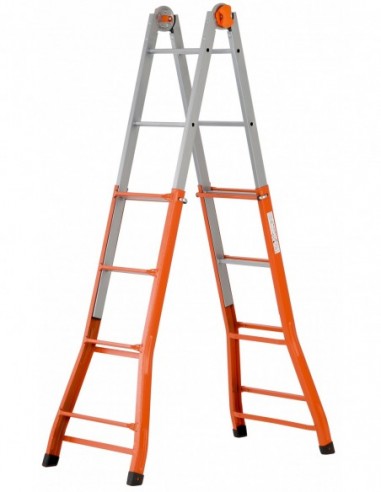 Escalera telescópica multifunción de...