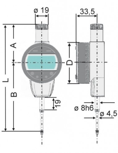 Comparador electrónico digital IP65