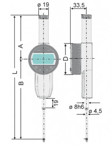 Comparador electrónico digital IP65