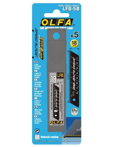 Cuchilla troceable de 18 mm...