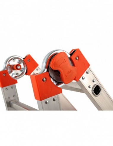 Escalera telescópica multiposición de...