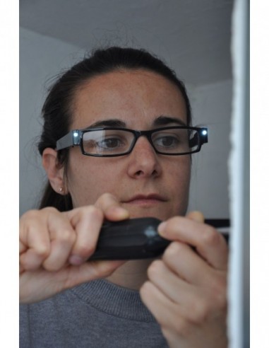 Gafas graduadas con luz LED