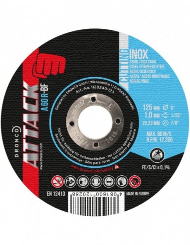 Pack de discos de corte A 60 R ATTACK...