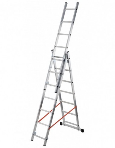 Escalera combinada de 3 tramos con...