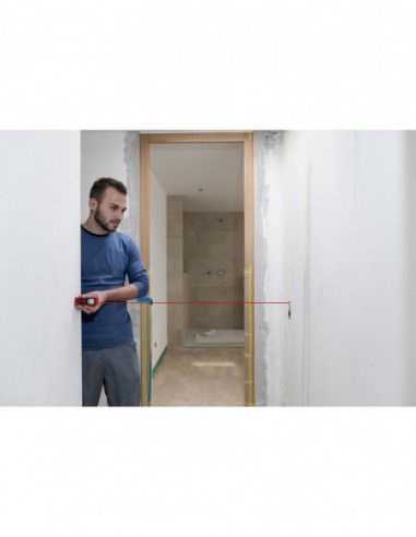 Medidor láser con alcance hasta 20 m...