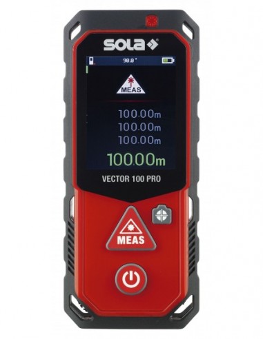 Medidor láser con alcance hasta 100 m...