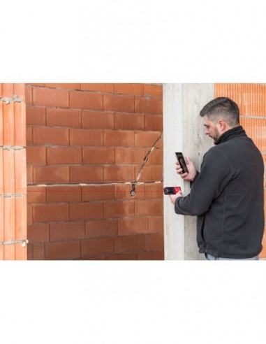 Medidor láser con alcance hasta 100 m...