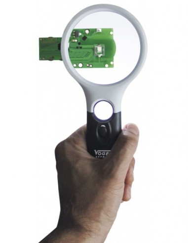 Lupa de mano LED
