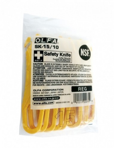 Pack de 10 cúters de seguridad...