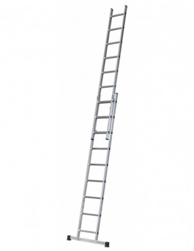 Escalera de apoyo de 2 tramos corredera