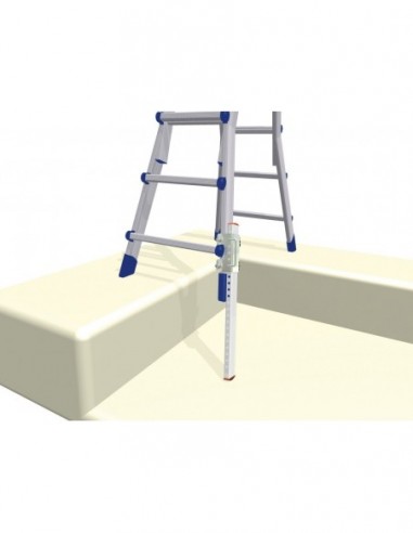 Pie ajustable para escaleras...