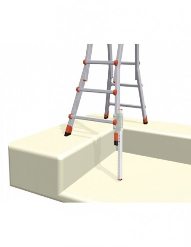 Pie ajustable para escaleras...