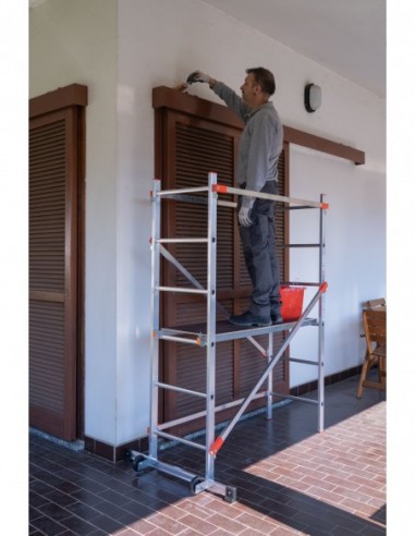 Andamio de aluminio con sistema de...