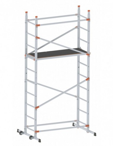 Andamio de aluminio con sistema de...