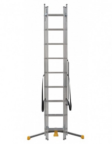 Escalera combinada de 3 tramos con...