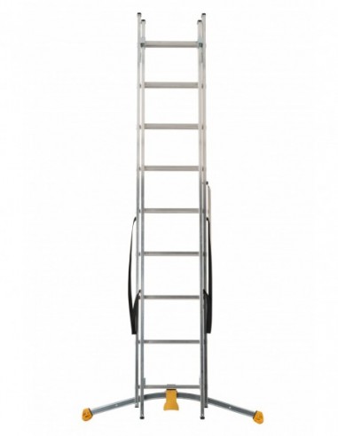 Escalera combinada de 2 tramos con...
