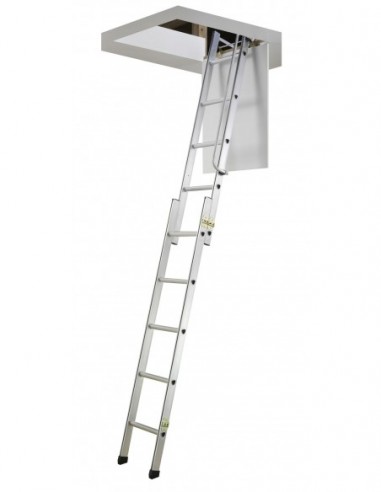 Escalera escamoteable de aluminio