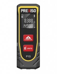 Medidor láser de hasta 15 m...