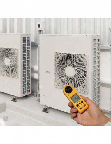 Anemómetro para medir la velocidad...