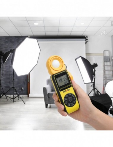 Luxómetro para medir la intensidad...