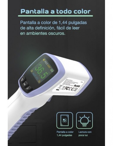 Termómetro infrarrojos para medir la...